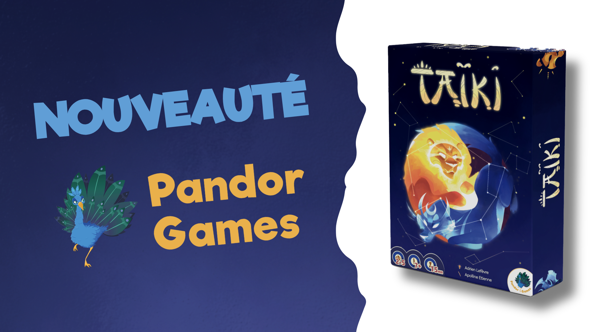 Lire la suite à propos de l’article NOUVEAUTÉ PANDOR GAMES : TAÏKI